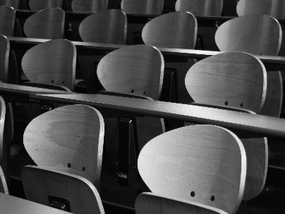 desk chairs pushed together